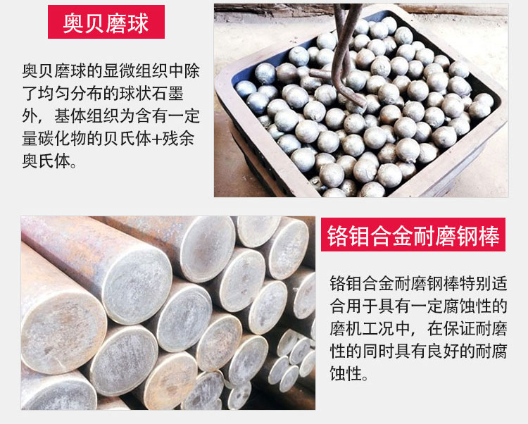 棒磨機鋼棒,球磨機鋼球,鍛造鋼球,鑄造鋼球,濟南中耐